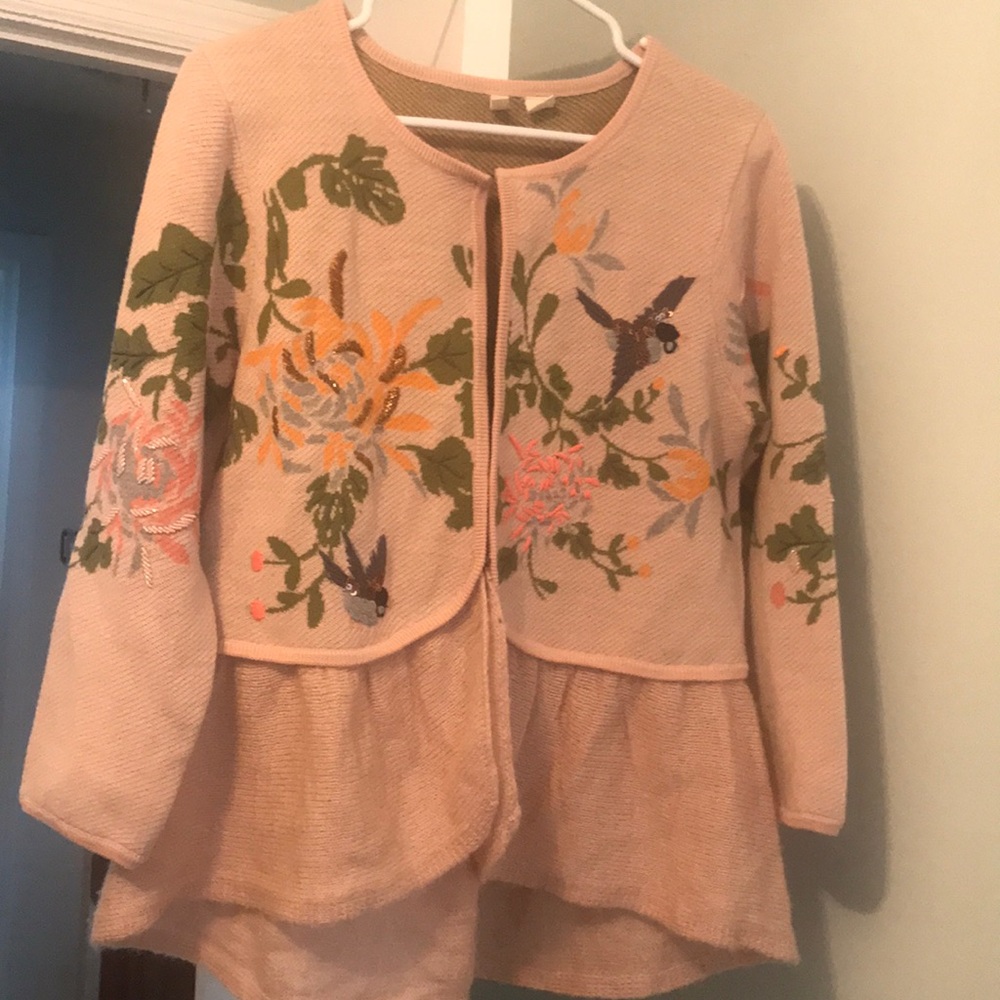 Anthropologie winged wonder cardigan